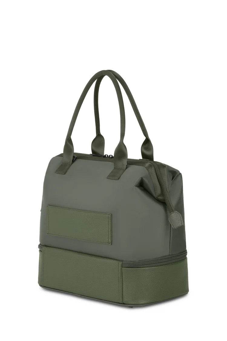 Two-Tone Dual Layer Insulated Lunch Tote Handbag
