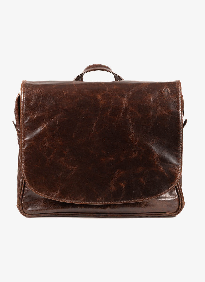 Vintage Flap Large Capacity Messenger Briefcase Bag