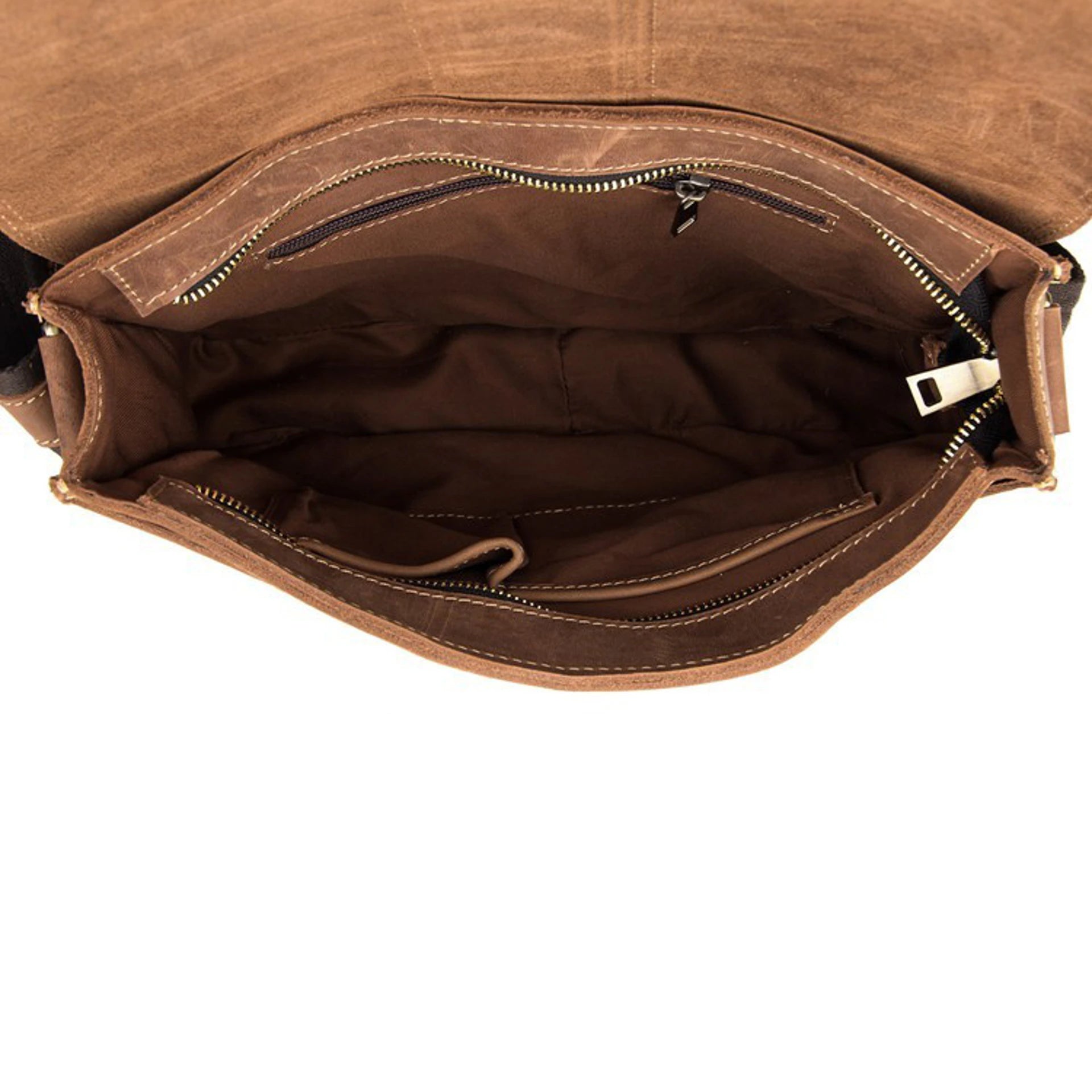Vintage Flap Full Grain Leather Messenger Bag