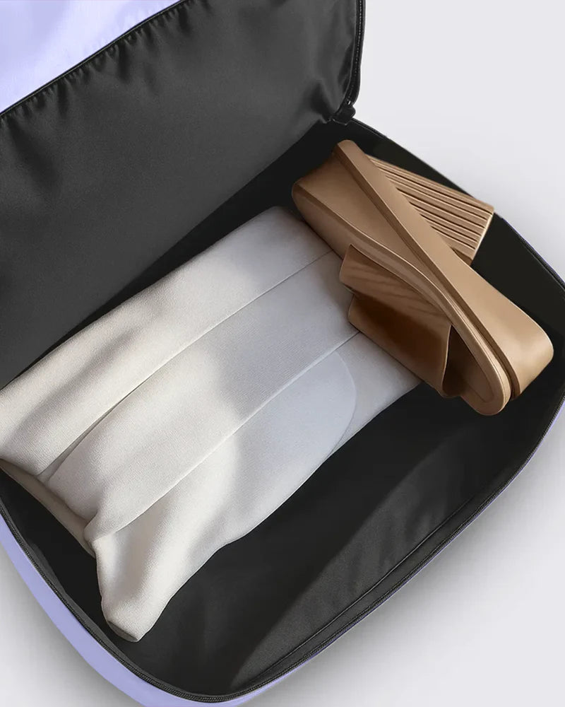 Dual Layer Water Resistant Underseat Weekender Travel Bag