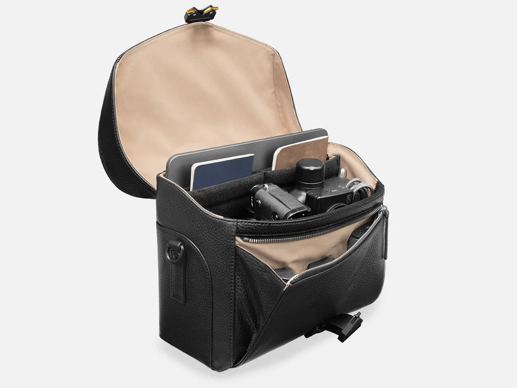 Adjustable Divider Flip Buckle Camera Messenger Crossbody Bag
