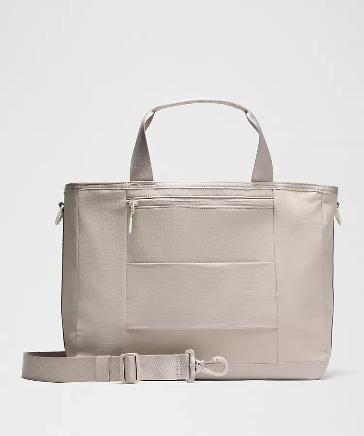 Water Repellent Multi Pocket Recycled Polyester Lunch Tote Bag