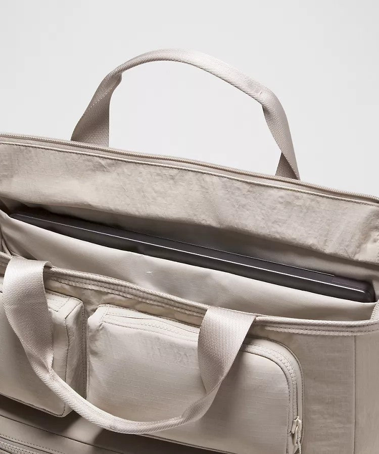Water Repellent Multi Pocket Recycled Polyester Lunch Tote Bag