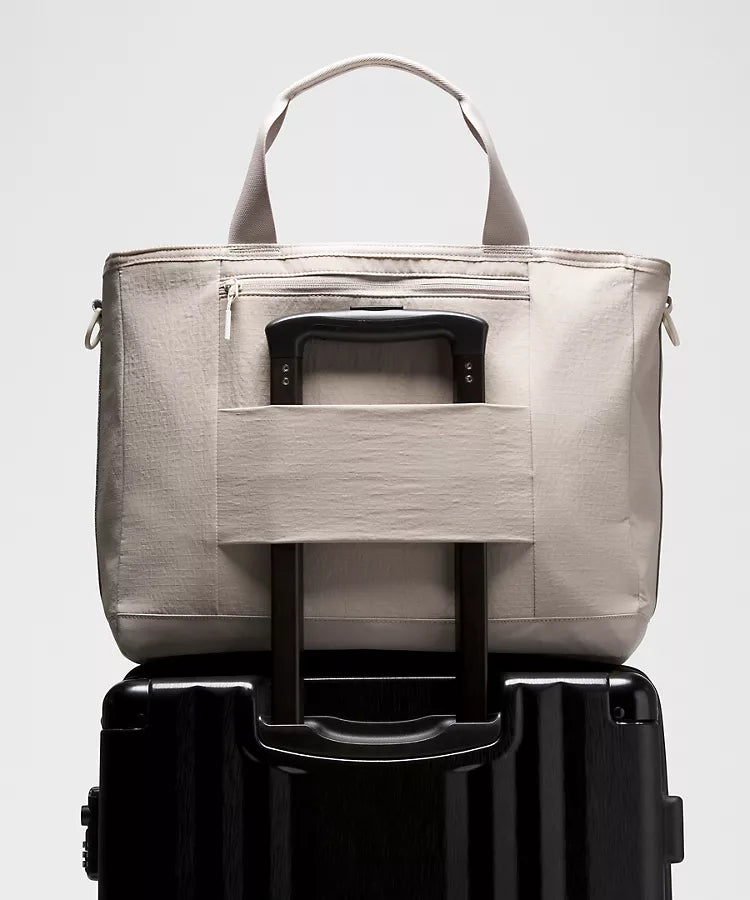 Water Repellent Multi Pocket Recycled Polyester Lunch Tote Bag