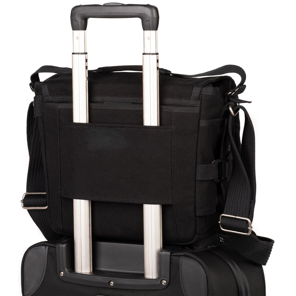 Adjustable Divider Travel Camera Shoulder Bag With Luggage Sleeve