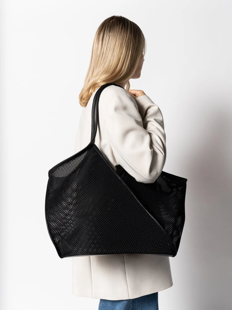 Breathable Mesh Crossover Large Capacity Beach Tote Bag