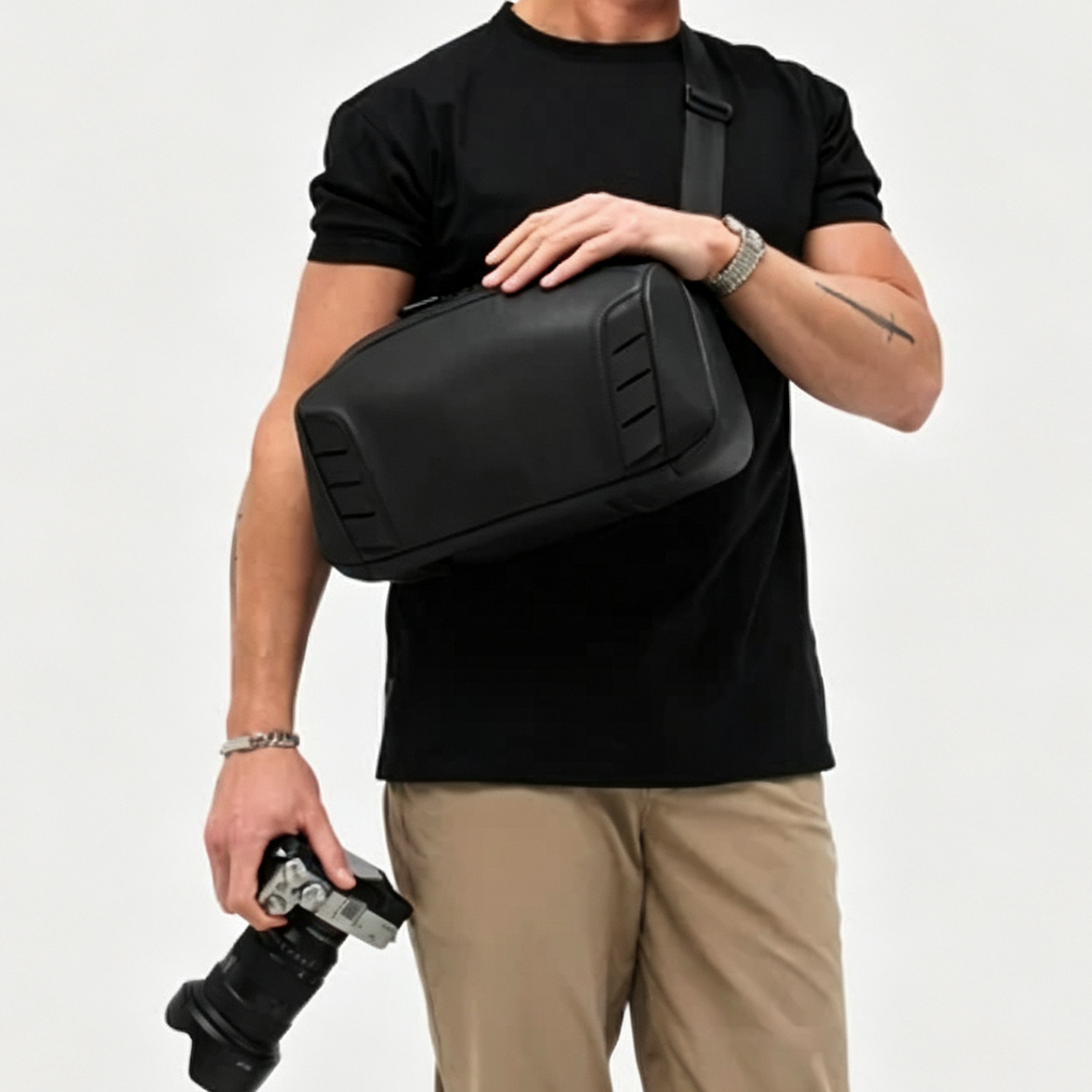 Water-Resistant Quick Access Camera Sling Bag