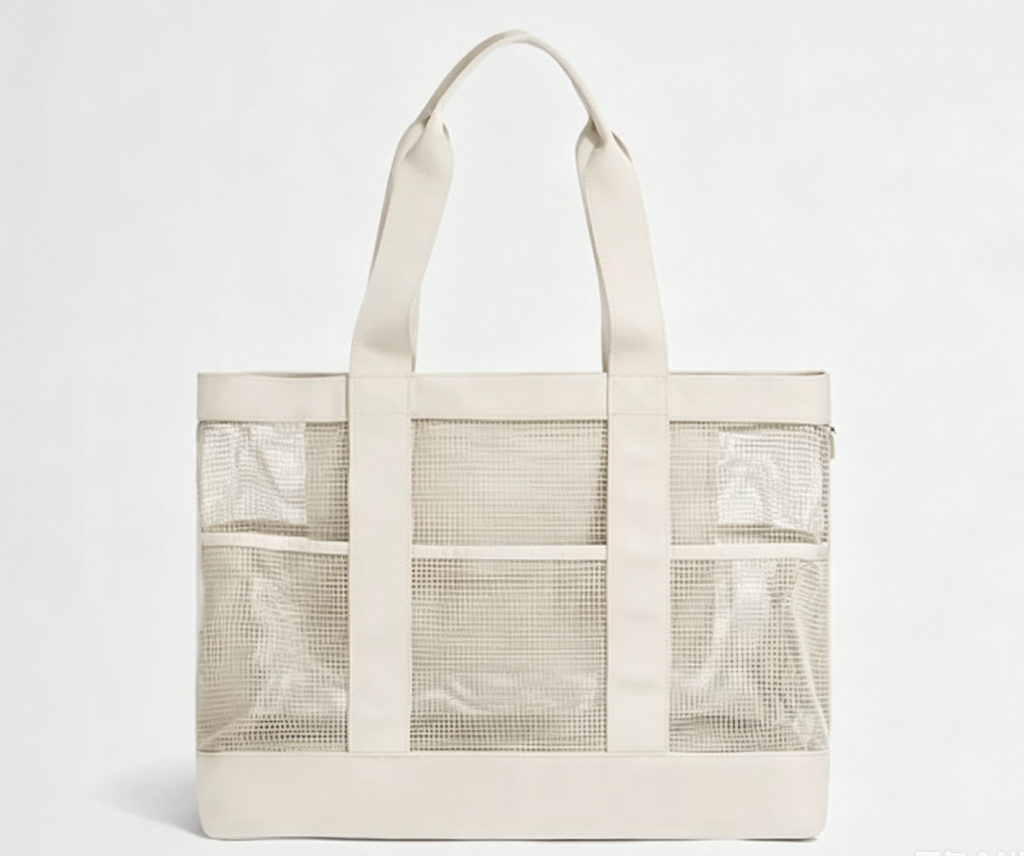 40L Quick Dry Mesh Water Resistant Large Beach Tote Bag