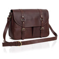 Double Buckle Laptop Storage Messenger Bag
